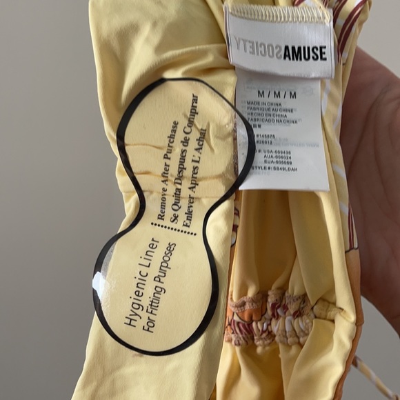 AMUSE SOCIETY Stevie Sunrise Bikini Set - NWT Med - Picture 16 of 16